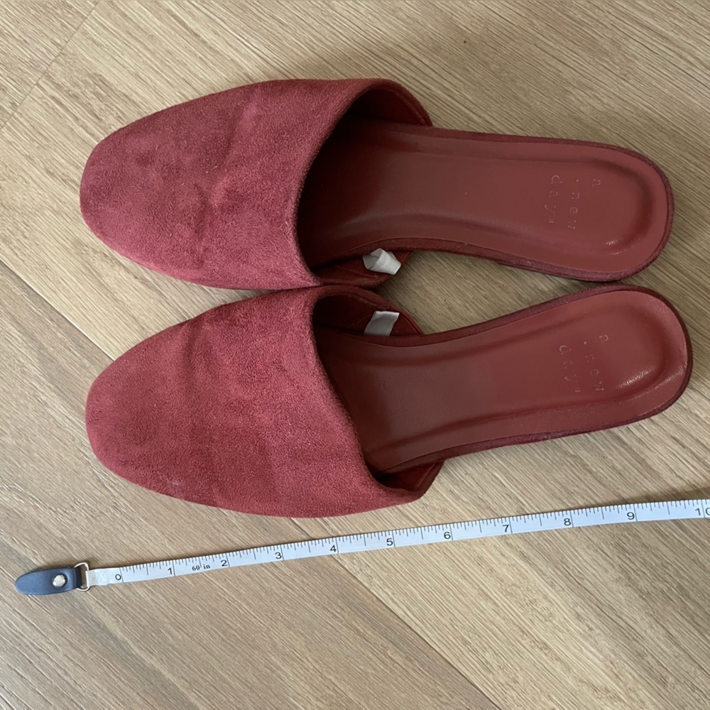 A New Day elegant Women's Mules size 7 1/2 slip on Fall staple modern chic - Picture 8 of 8